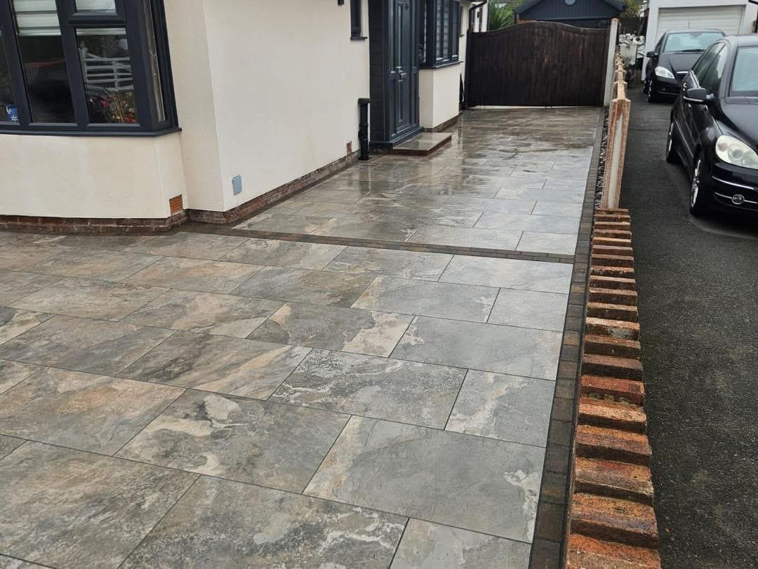 Landscaping project with garden preparation and groundwork